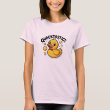Quacktastic Rubber Duck Cartoon Vrouwen T-shirt