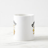 Quacktastic Rubber Duck Cartoon Witte Koffie Mok (Center)