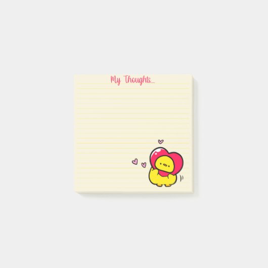 Quacktastisch eendje post-it® notes (Voorkant)