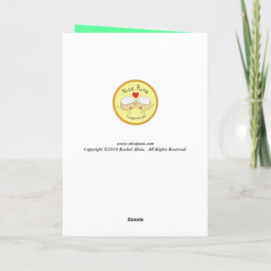 Quacktus - Duck Cactus Pun Wenskaart Kaart (Achterkant)