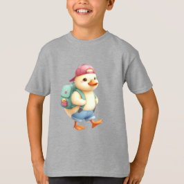Quacky Terug naar School Boy's T-Shirt
