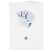 Quad Aces, Birthday Kaart (Achterkant)