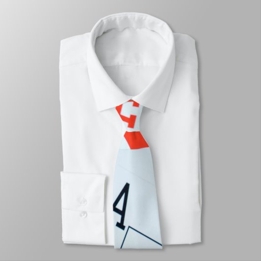 Quad Aces Poker Cards Pattern Stropdas (Gebonden)