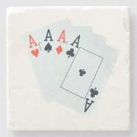 Quad Aces Poker Cards