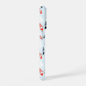 Quad Aces Pokerkaarten Patroon, iPhone Hoesje (Rechterkant)