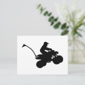 Quad - ATV Briefkaart (Staand voorkant)
