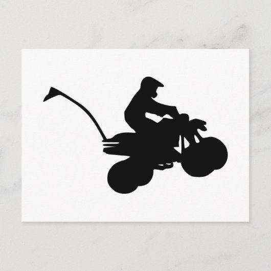 Quad - ATV Briefkaart (Voorkant)