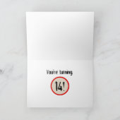 Quad Bike/ATV Birthday Kaart (Binnen)