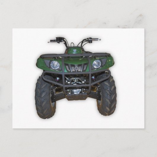 quad bike - atv briefkaart (Voorkant)
