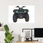 quad bike - atv poster (Thuiskantoor)
