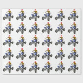 Quad Bike ATV Voorzijde Cadeaupapier (Vlak)