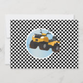 Quad Bike Birthday Invitation Riding Mud Fun Foto Kaart (Achterkant)