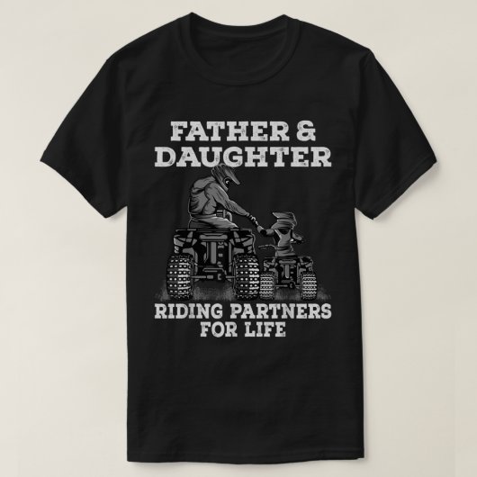 Quad Bike - Eerder- en dochterpartners - AT T-shirt (Design voorkant)