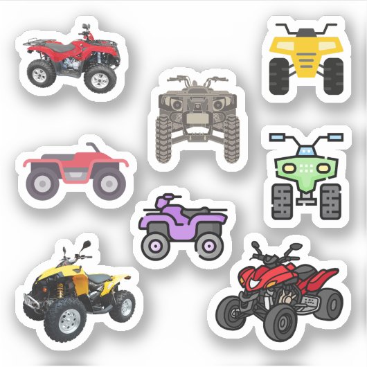 Quad Bike Stickers (Voorkant)