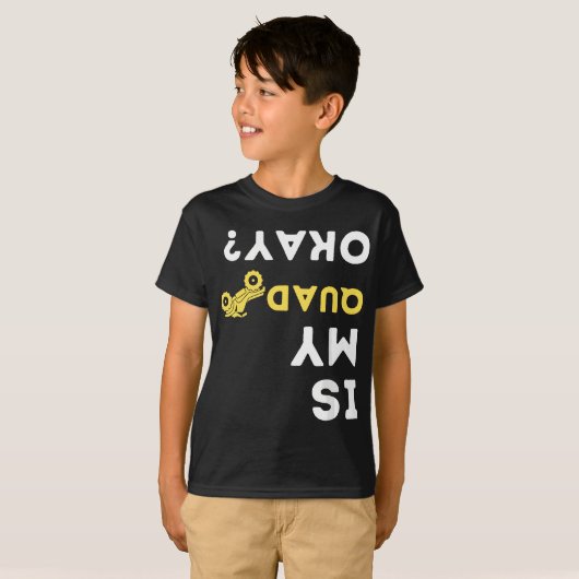 Quad Biker ATV 4 Wheeler Gift T-shirt (Voorkant volledig)