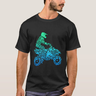 Quad Biker ATV 4 Wheeler Quad voor en T-shirt