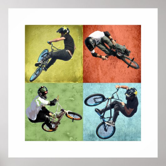 Quad BMX, Copyright Karen J Williams Poster (Voorkant)