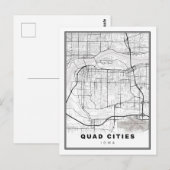 Quad Cities Kaart (Voorkant / Achterkant)