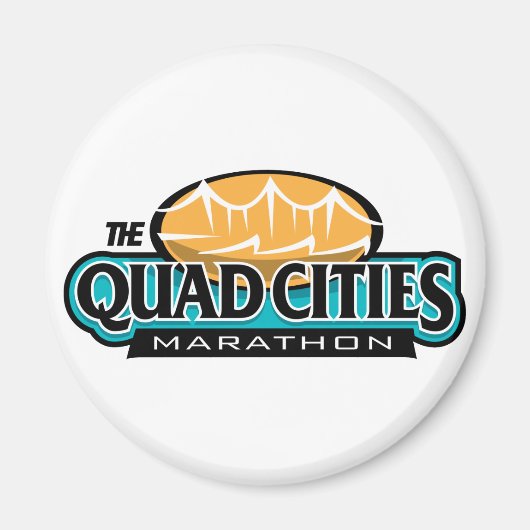Quad Cities Marathon Magneet (Voorkant)