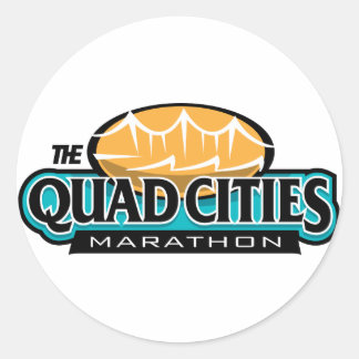 Quad Cities Marathon Ronde Sticker