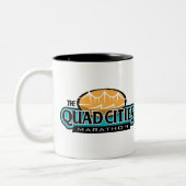 Quad Cities Marathon Tweekleurige Koffiemok (Links)