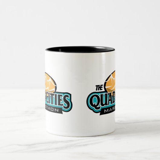Quad Cities Marathon Tweekleurige Koffiemok (Center)
