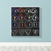 Quad Dice Canvas (Insitu (Houten vloer))