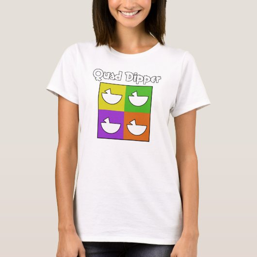 Quad Dipper (alleen voor) T-shirt (Voorkant)