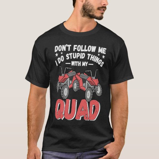 Quad mud motorcross adrenaline ride t-shirt (Voorkant)