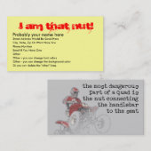 Quad Nut ATV Visitekaartje (Voorkant / Achterkant)