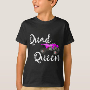 Quad Queen ATV Quad Biker Girl die vier Wheele bes T-shirt
