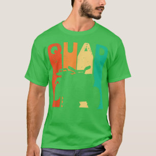 Quad Retro ATV 4x4 Offroad Biker 1266 T-shirt