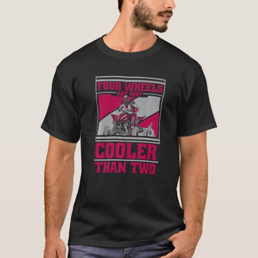 Quad Riding Vier Wieler Quads T-shirt (Voorkant)