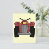 Quad Runner Bike Briefkaart (Staand voorkant)