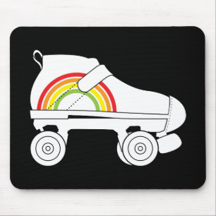 quad-schaats regenboog muismat