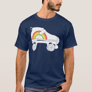 quad-schaats regenboog t-shirt