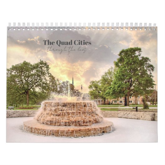 Quad steden door de Lens-agenda Kalender (Hoes)