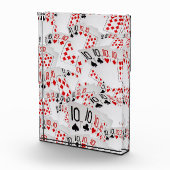 Quad Tens Poker Cards Layered, Fotoblokken (Rechts)