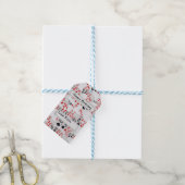 Quad Tens Pokerkaarten Gelaagd, Cadeaulabel (Met Touw)