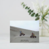 Quad the Dunes Oregon Coast Sand Fun 4 Wheel Briefkaart (Staand voorkant)