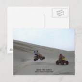 Quad the Dunes Oregon Coast Sand Fun 4 Wheel Briefkaart (Voorkant / Achterkant)