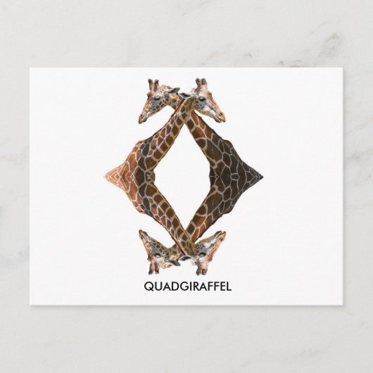 QUADGIRAFFEL BRIEFKAART (Voorkant)