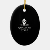 QUADMAN STYLE KERAMISCH ORNAMENT (Voorkant)