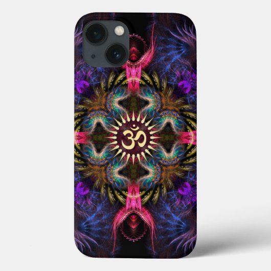 Quadra Engelen Fractale Kunst Aum  Case-Mate iPhone Case (Achterkant)