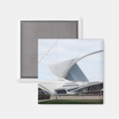 Quadracci paviljoen (het Milwaukee Art Museum) Magneet (Voorkant / Achterkant)