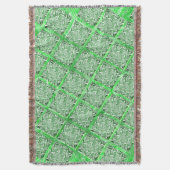 Quadradas, nepazulejo, maakt folhagens verdes. deken (Voorkant Verticaal)