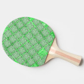 Quadradas, nepazulejo, maakt folhagens verdes. tafeltennisbatje (Zijkant)