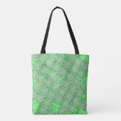 Quadradas, nepazulejo, maakt folhagens verdes. tote bag (Achterkant)