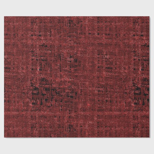 Quadrados pequenos vermel hos sobrepostos empapado cadeaupapier (Vlak)