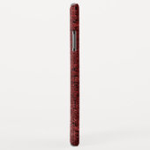 Quadrados pequenos vermel sobreposto encharcados Case-Mate iPhone case (Achterkant/rechts)